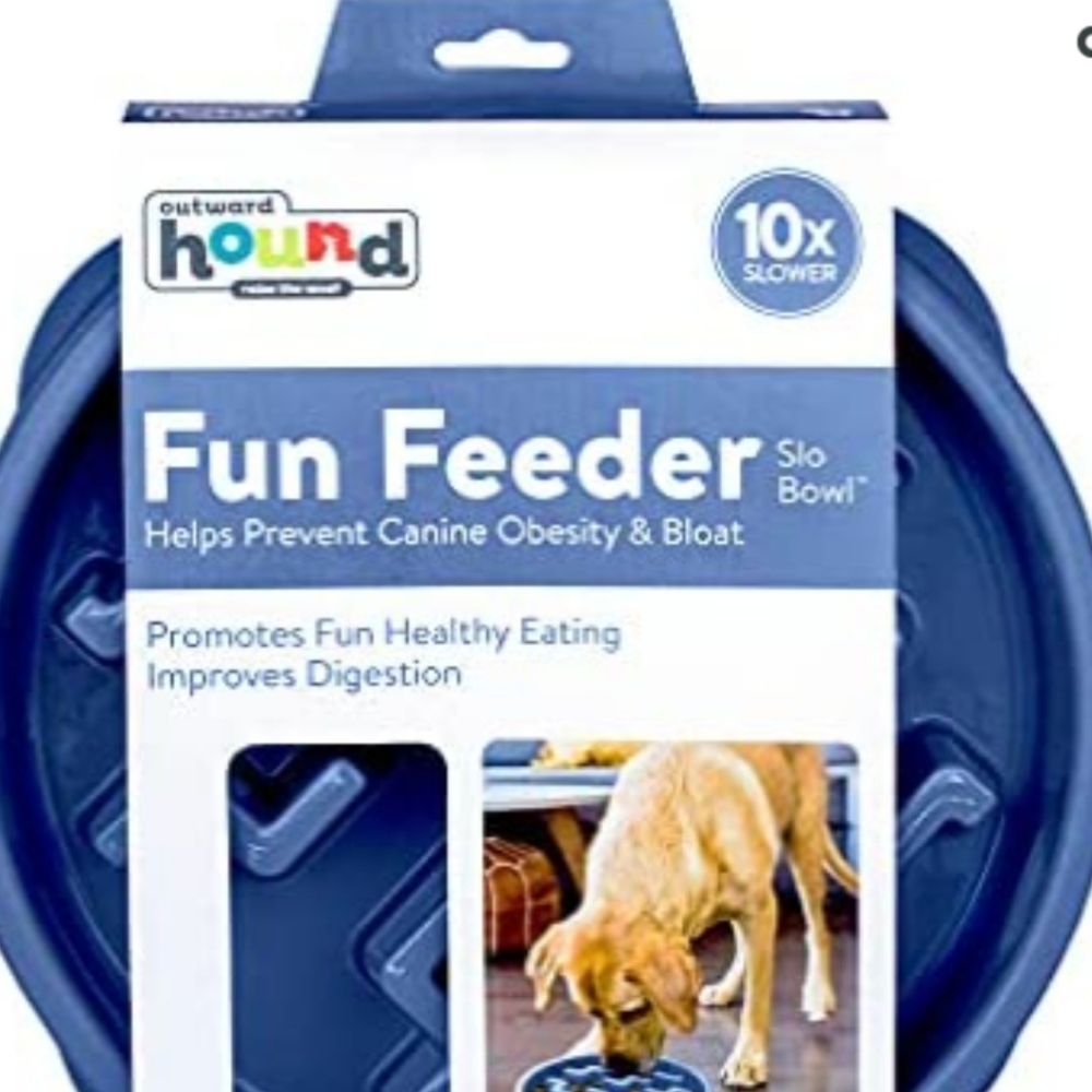 Outwardhound puzzle feeding dog dish - Picture 1 of 5